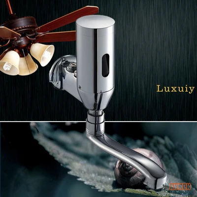 Commercial Wall-Mounted Full-Auto Induction Faucet Touch-Free Intelligent Induction Hot and Cold Water Faucet Thickening