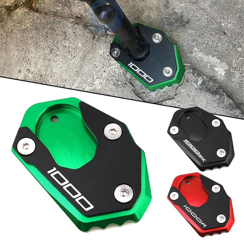 

New Fit For KAWASAKI Z1000R Z1000SX Z1000 Z1000 R SX Z 1000R Z 1000SX Motorcycle enlarged plate Side Stand Kickstand accessories