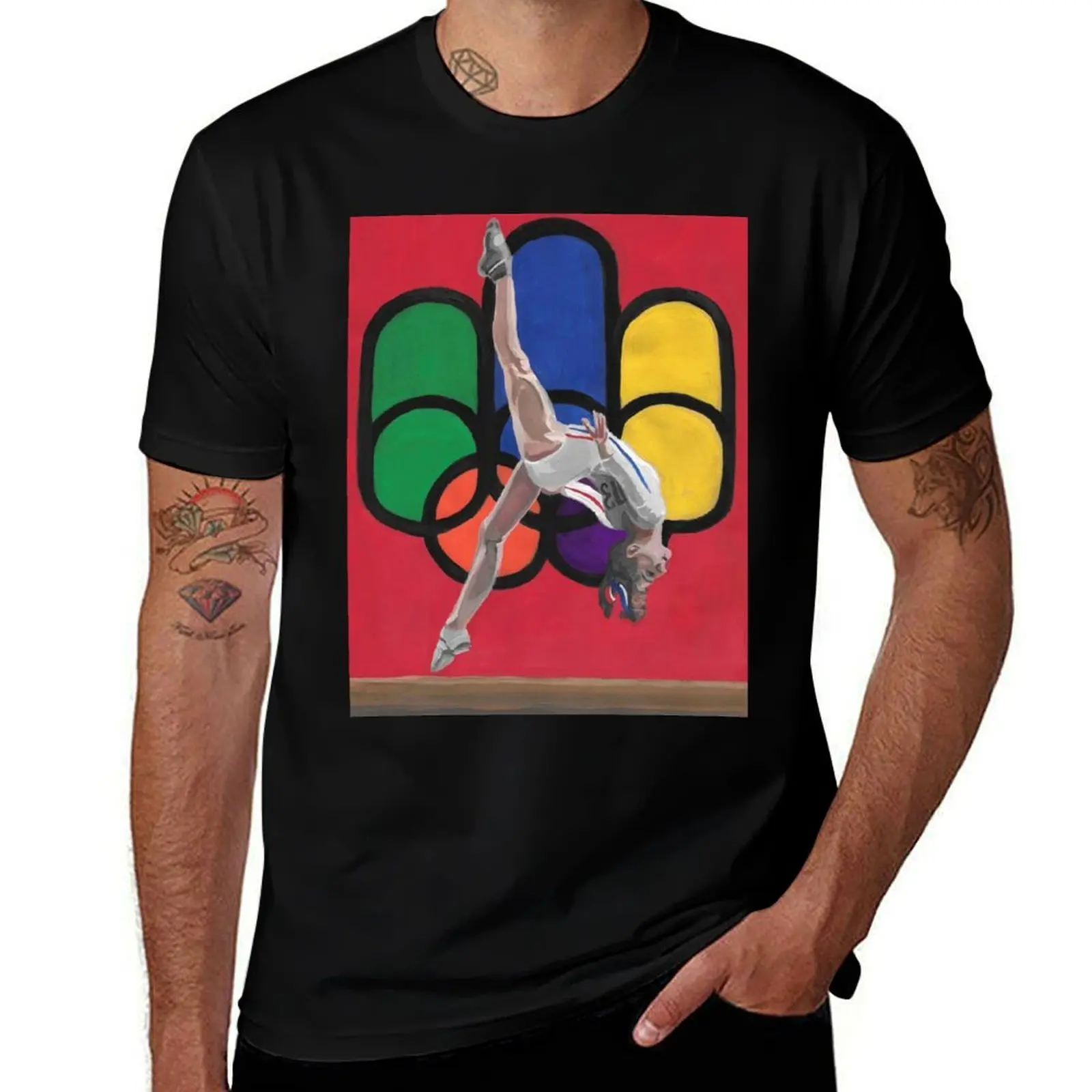 

Nadia Comaneci #220821 T-Shirt Trend Art Print T-Shirt