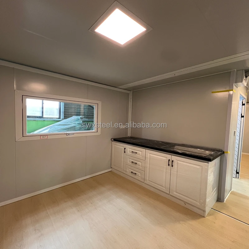 10FT Expandable Container House Small Houses Modern Prefabricated With Kitchen and Bathroom