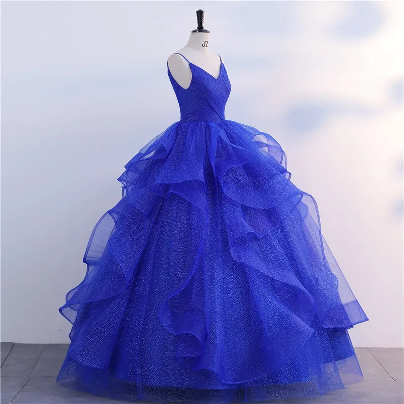 Ashley Gloria New Party Dress Quinceanera Dresses Real Photo Formal Ball Gown Luxury Prom Gown For Girls Customize