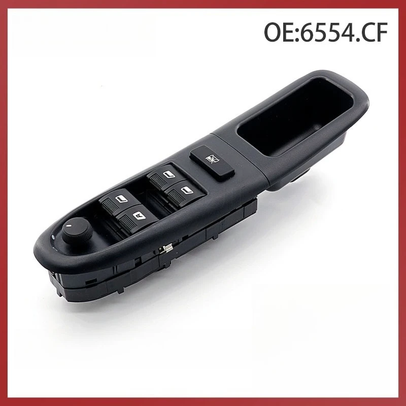 

6554.CF для Peugeot 406, переключатель стеклоподъемника 1995-2004, левое переднее стекло, автозапчасти