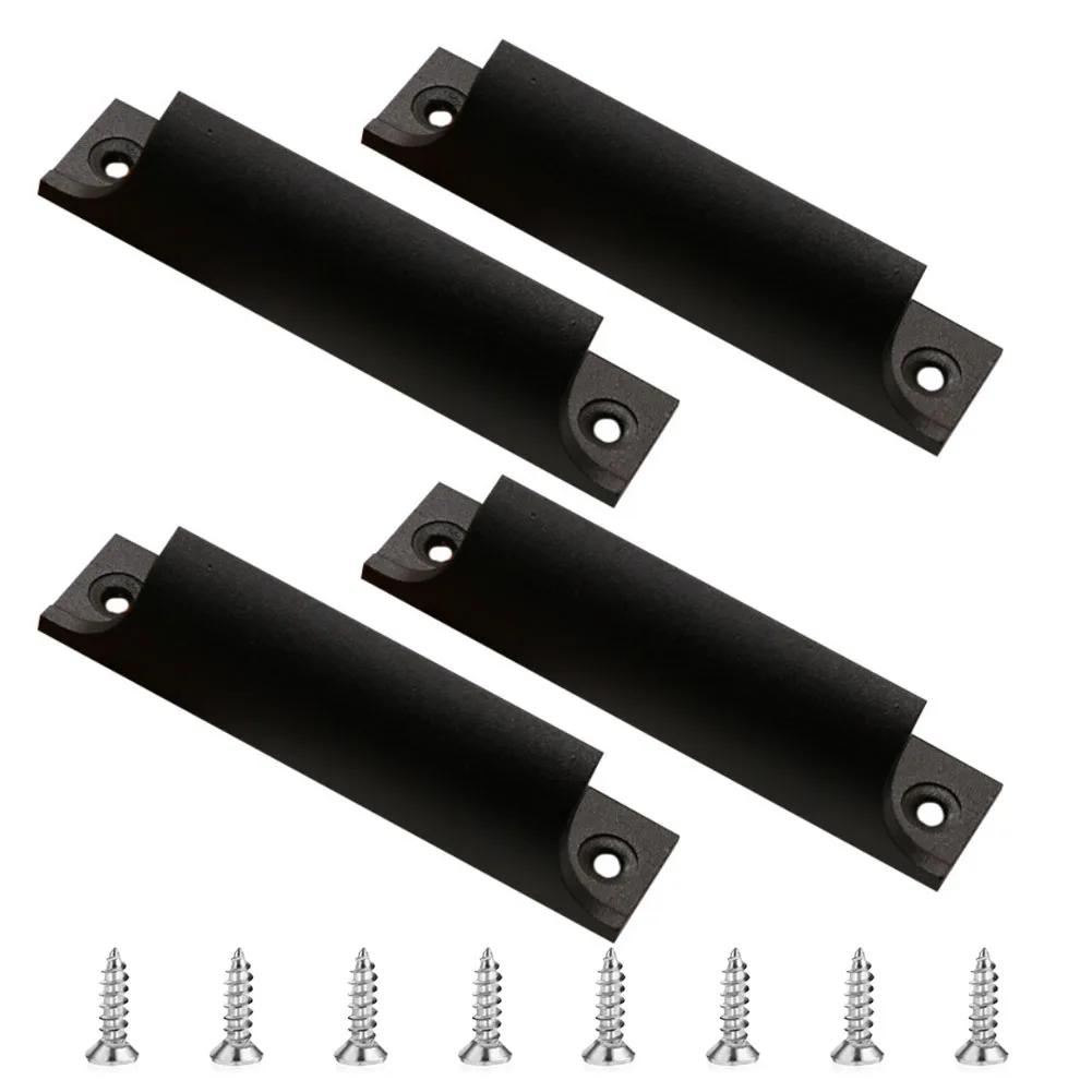 

Aluminum Alloy Handles Cupboard Handles Home Decor Kitchen Upgrade Easy Upgrade Finger Edge Pull Design Modern Touch
