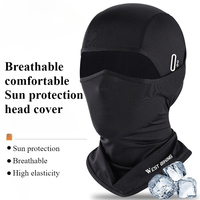 WEST BIKING Summer Cycling Cap Ice Silk Breathable Anti-UV Balaclava Men Women Full Face Mask Motorcycle Running Cool Sport Gear