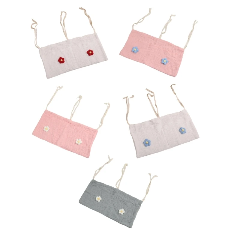 

Convenient Double Pocket Hanging Bag for Baby Strollers Cribs Toy Storage Bag
