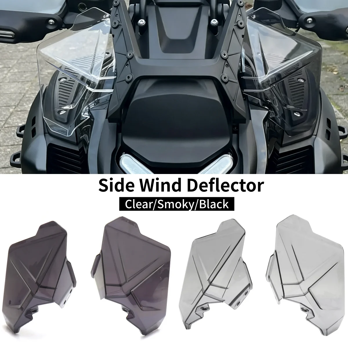 

2024 2025 Motorcycle Tank Side Deflectors Windshield Double-sided Aerodynamic Spoiler For BMW R1300GS Adventure R 1300 GS ADV