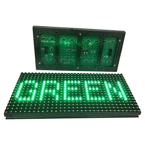 P10 Outdoor Monochromatic LED Matrix – Hub75, 1500 cd/m² High Brightness, Ideal for Rental (Billboards, Stadiums, Video Walls)