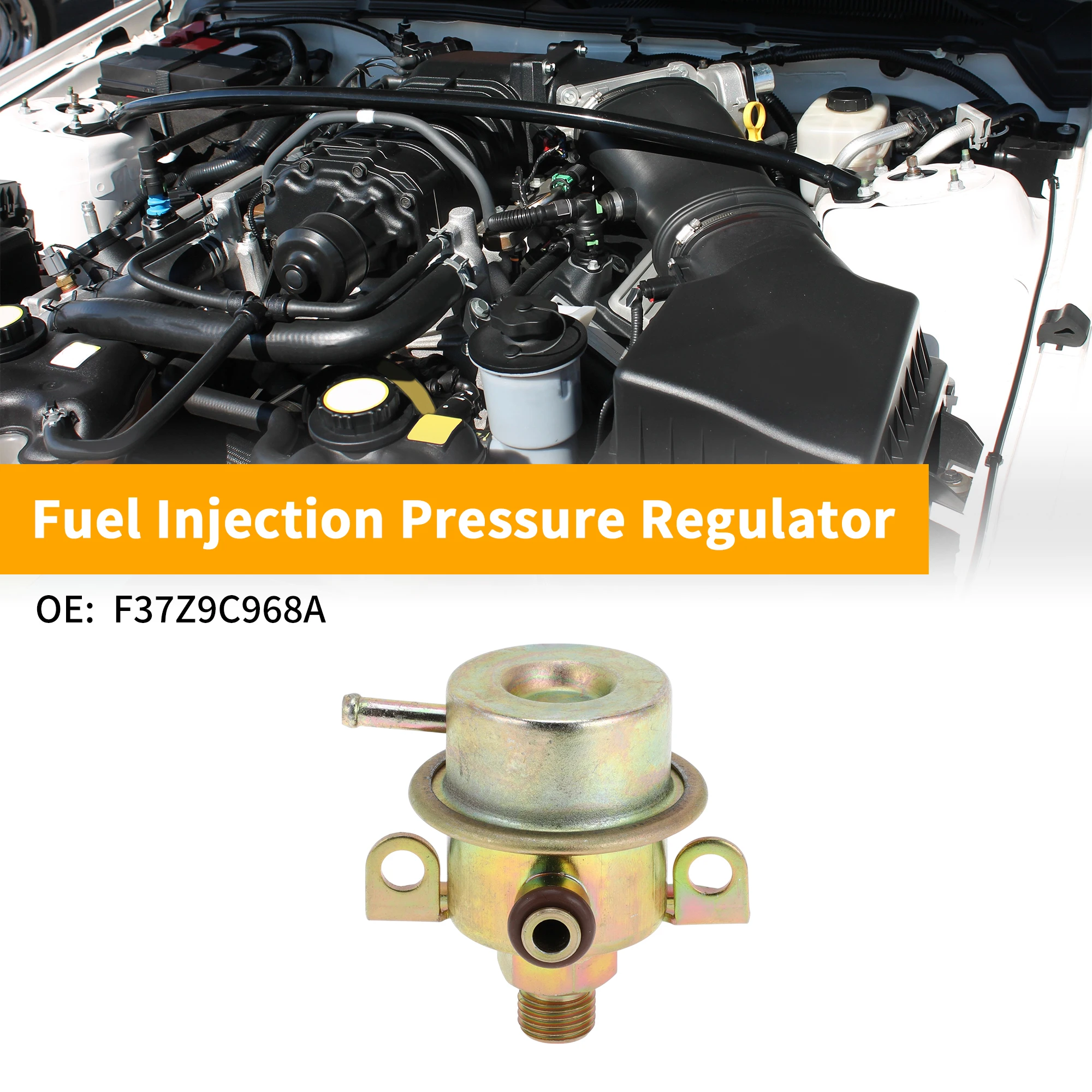 

UXCELL Fuel Pressure Regulator for Ford explorer 1991-1998 No.F37Z9C968A Metal 1 Pc