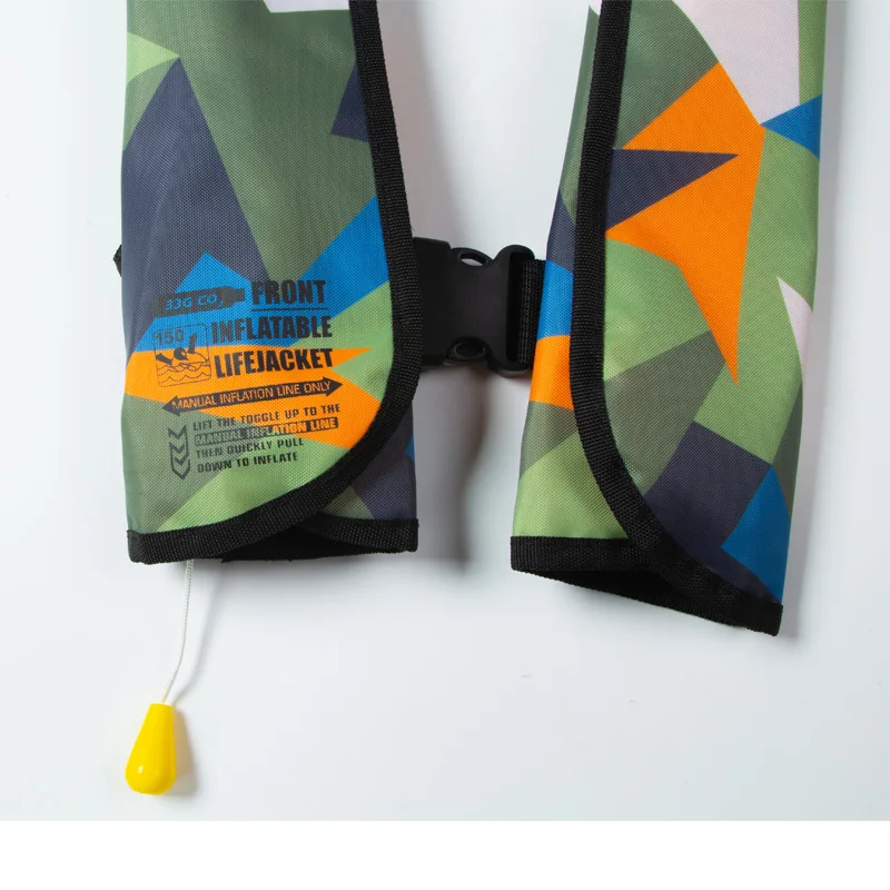 Novo auto-inflável coletes salva-vidas manual barco coletes salva-vidas adulto pfd 150n para esportes aquáticos pesca rafting acessórios
