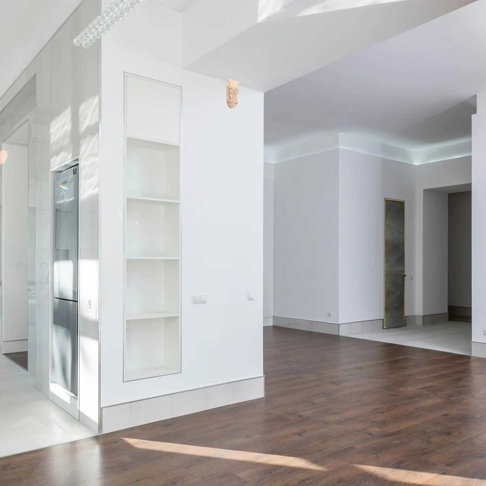 

2pcs Wooden Roman Column Corner Applique Carved Wood Trim For Home Living Room Cabinet Molding Corbels Decorative Onlays