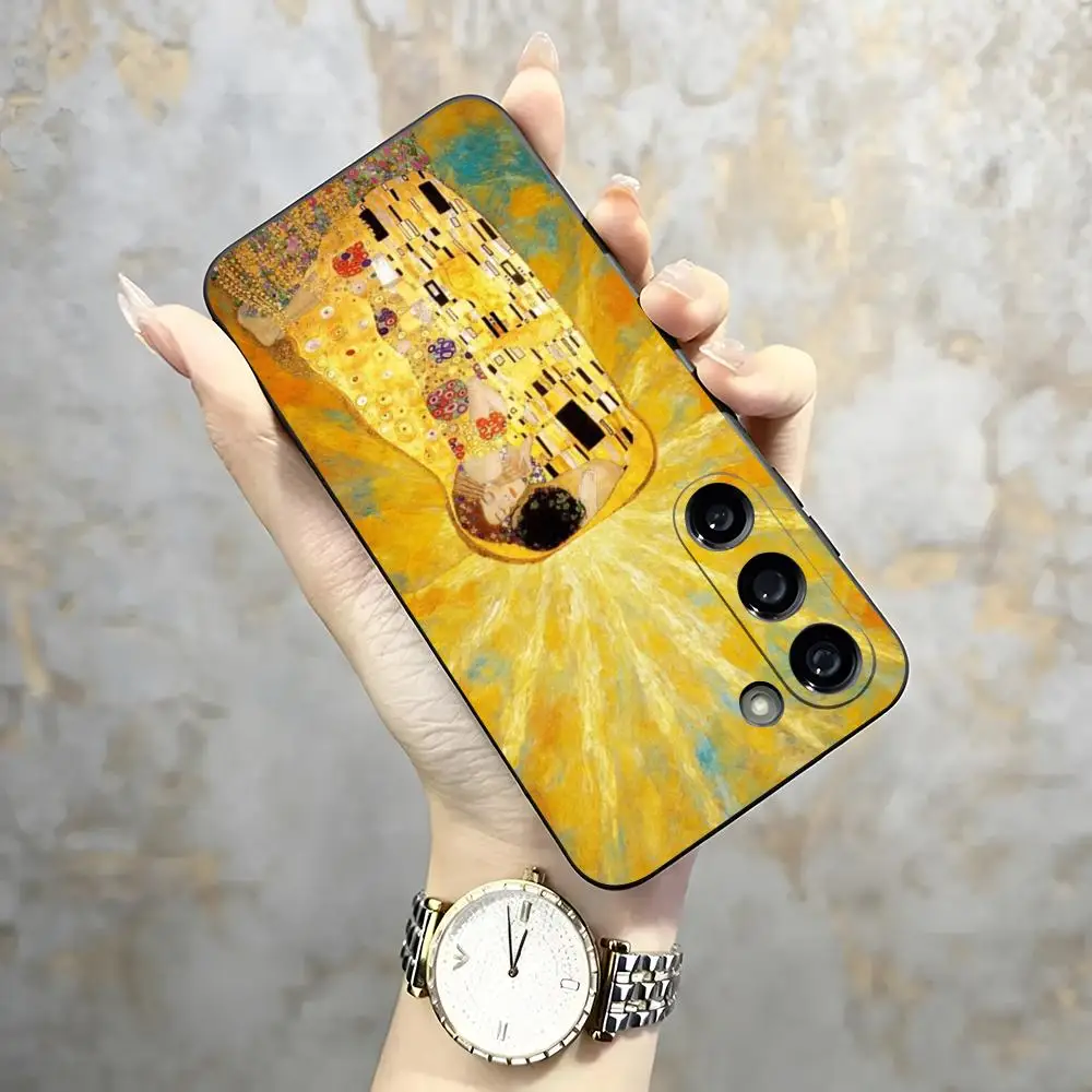 The Kiss G-Gustav K-Klimt Painting Phone Case For Samsung S26 Ultra S25 Edge S23 S22 S21 S20 A57 A37 A17 Plus S24 Fe Cover