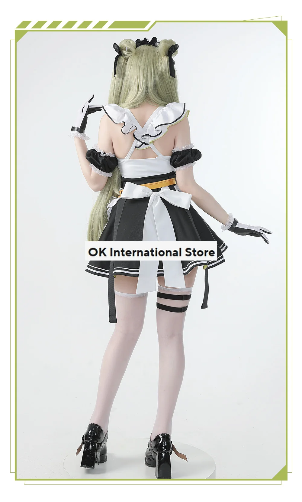 Nikke The Goddess Of Victory Soda Cosplay Costume Game Nikke Sexy Maid Uniform Costumes Wig Halloween Carnival Suit