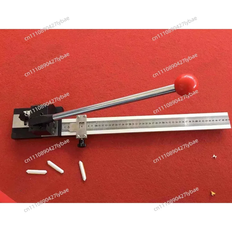 Creaser Rule Cutter Machine, Manual Cutting Tool for Creasing Line & Mat with Metal Blade