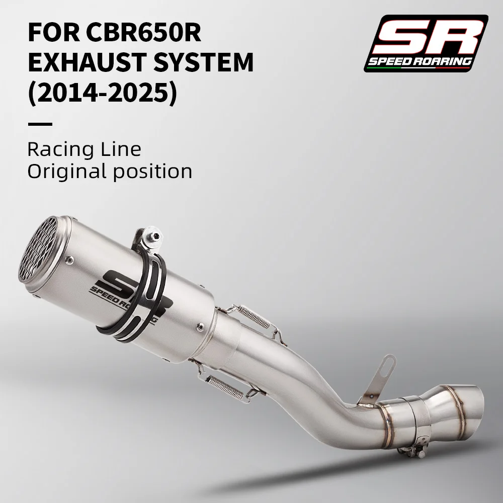 

Надевается для CBR650R CB650F CB650R CBR650F выхлопная система мотоцикла, модифицированная звено, побег трубы