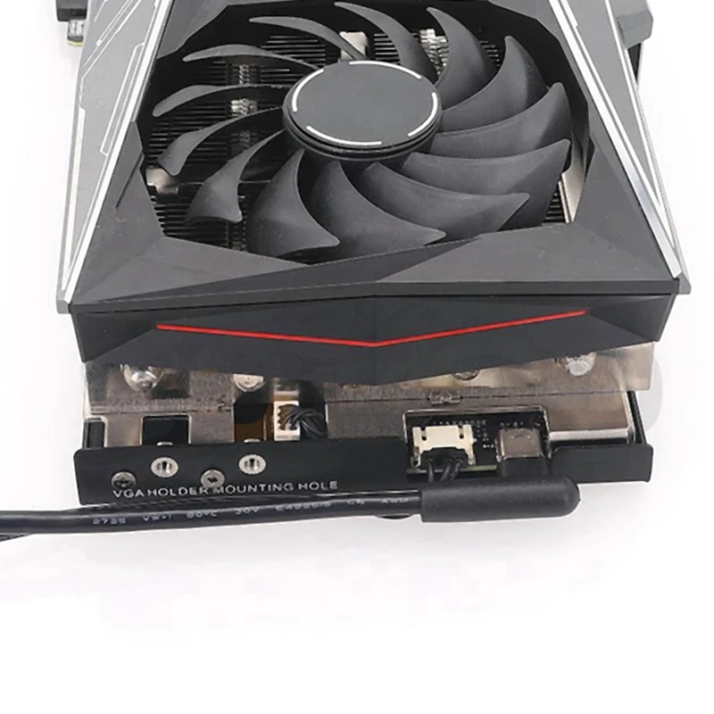 RGB Connection Line para Vulcan Graphics Card, Seven Rainbow, Linha de Sincronização, Content Line, Cotovelo, Durable