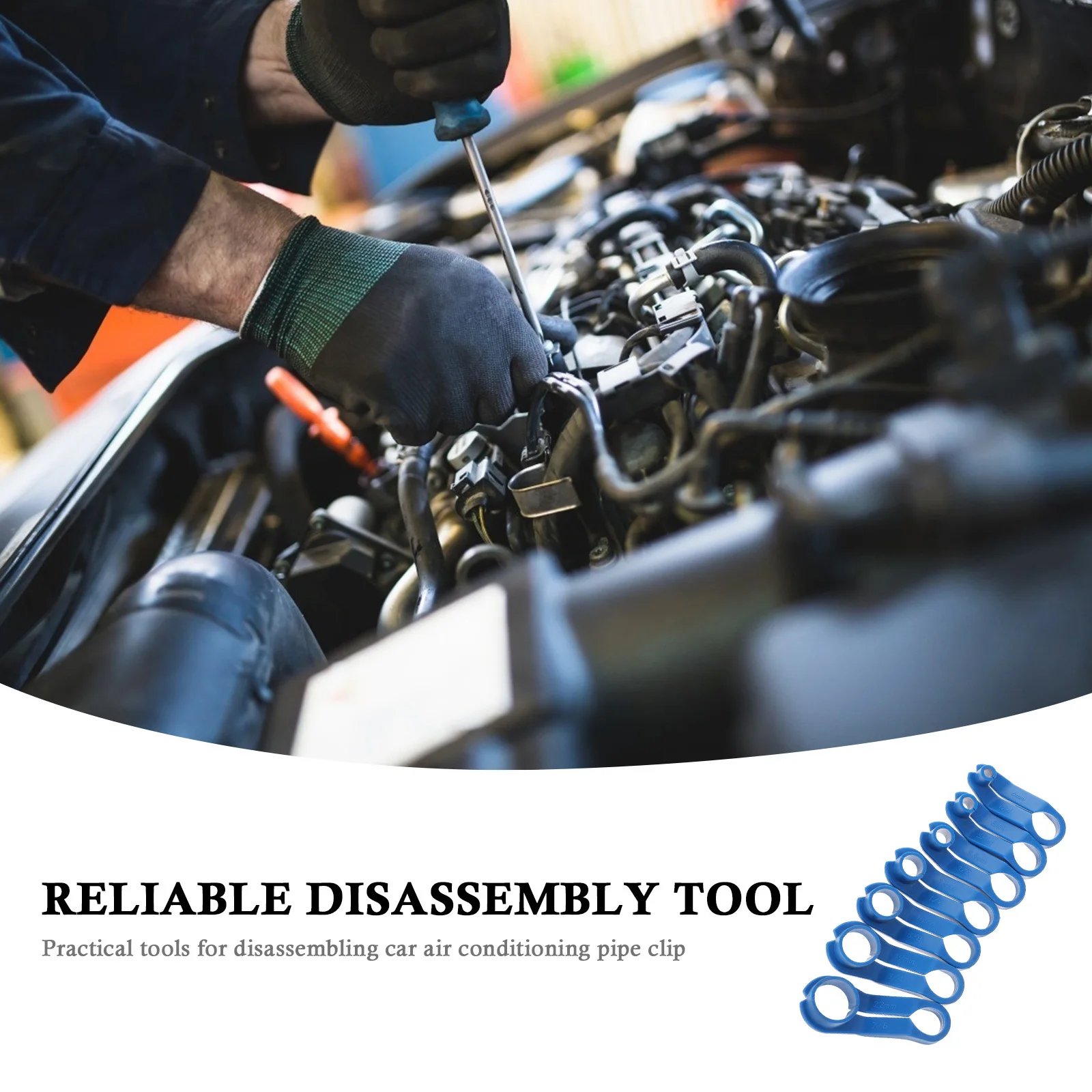 

1 Set Of Cold Air Pipe Disassembly Tool Lightweight Durable For Ac Fuel Line Removal Car Repairing Tools Auto Supplies