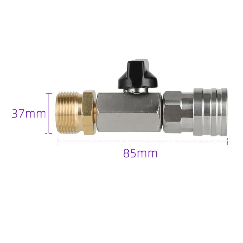 

Heavy-Duty Cleaning M22 Adapter 14MM Adapter Efficient Cleaning Adapter Brass Construction Cleaning Efficiency For 14mm Fittings