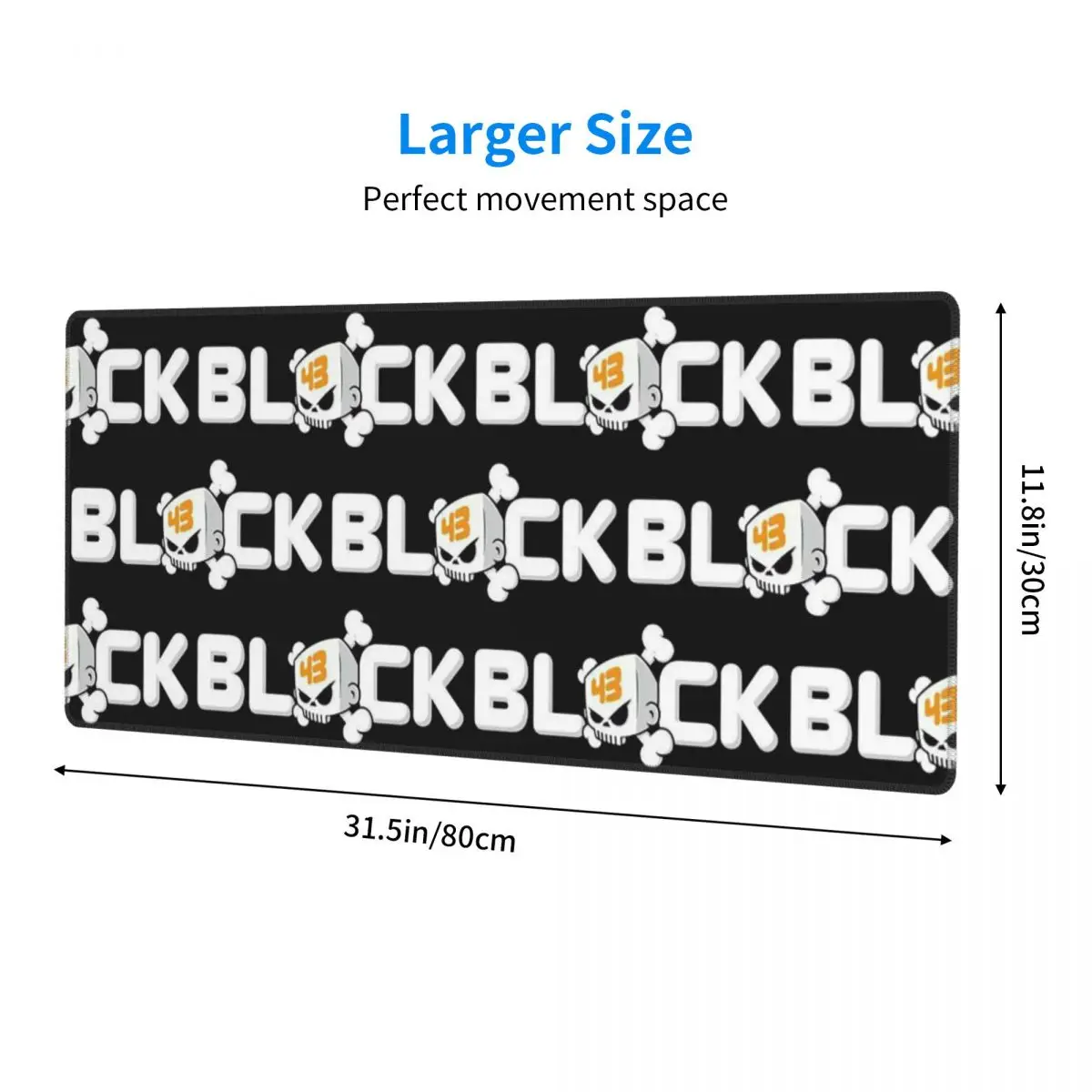 Large Mouse Pad Ken Block Acrylic Skull Gamer PC Laptop Mats Keyboard Carpet Computer Gaming Office Accessories Desk Mat