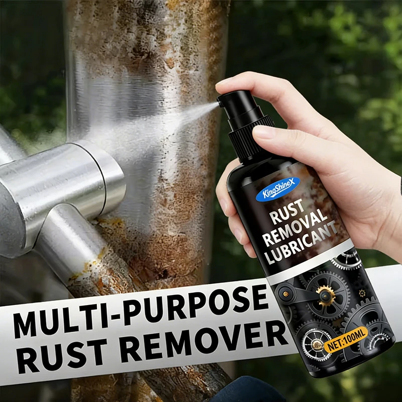 New Universal Rust Remover Spray For Car Wheels Metal Surfaces Strong Decontamination Smooth Reliable Multi-purpose Cleaning