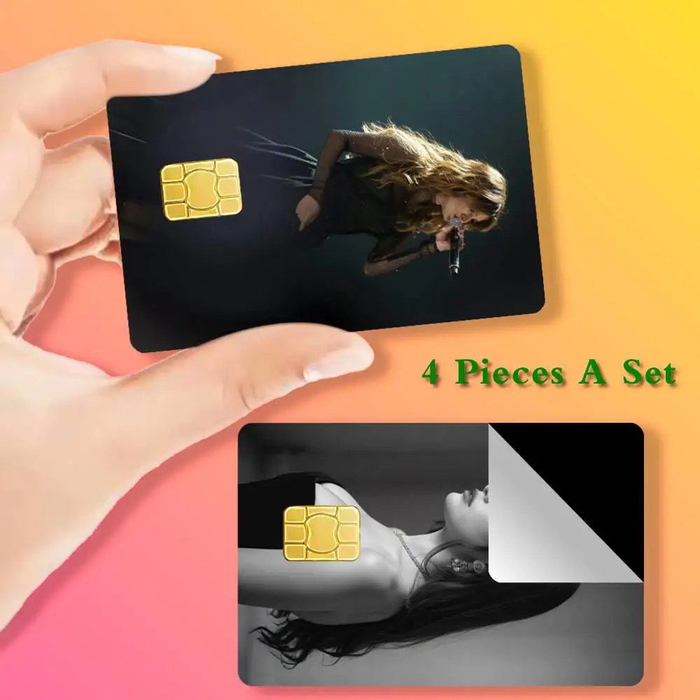 

S-Selena Gomez Card Stickers Cover Film Sticker for Debit Credit Bank Card Waterproof
