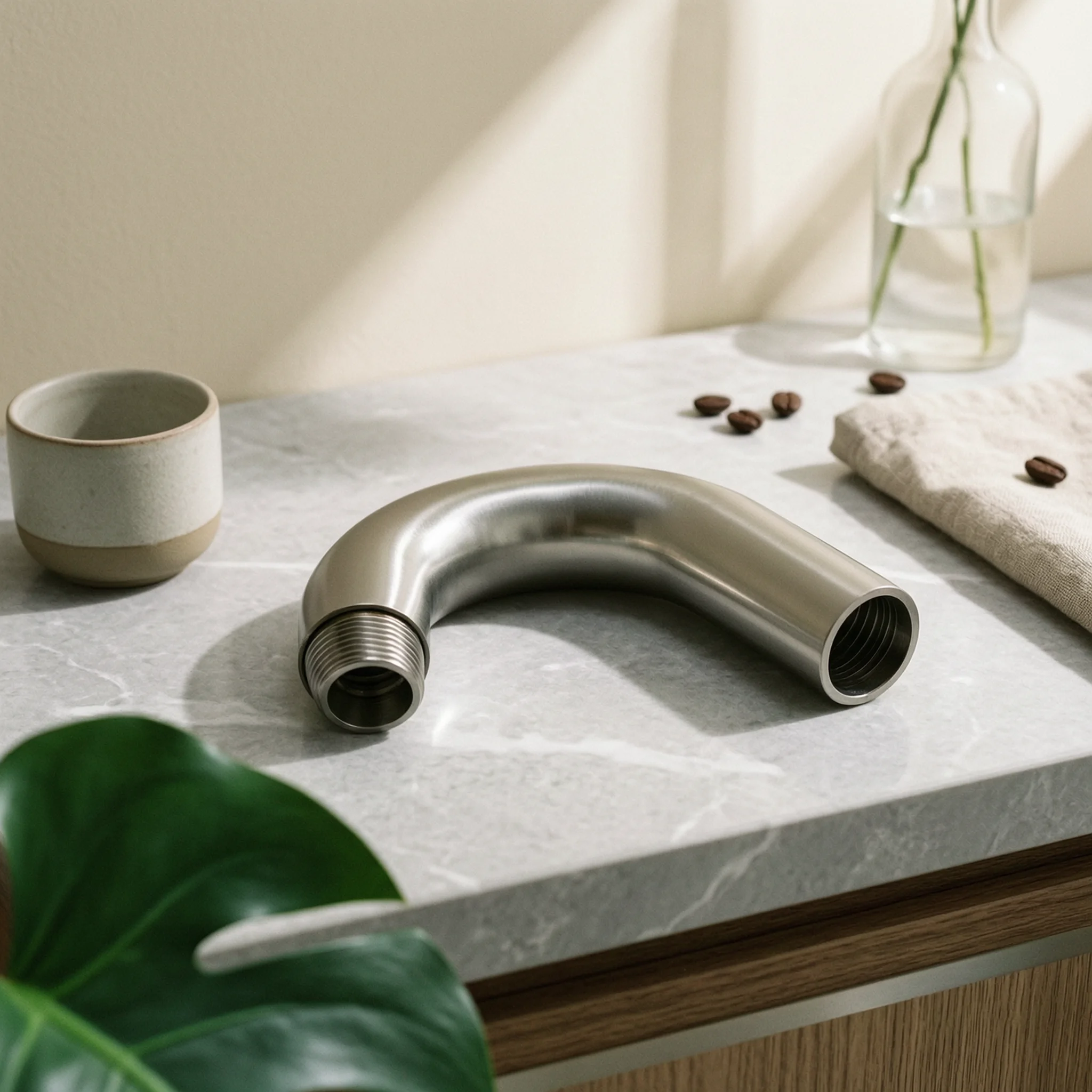 

Z-Shaped Shower Arm Threaded Connection Bent Shower Arm Bathroom Fixture Decorative Cover Corrosion Resistant
