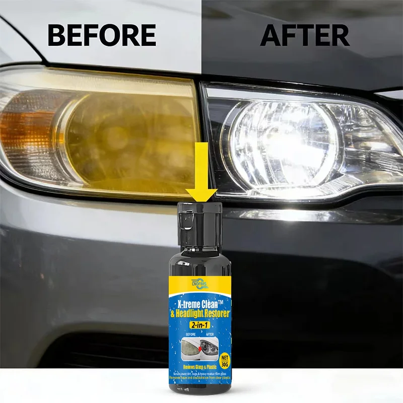 Tool-Free Headlight Repair Cream - Quickly Removes Oxidation And Dullness Easy to Apply Restores Clarity And Prevents Blurriness