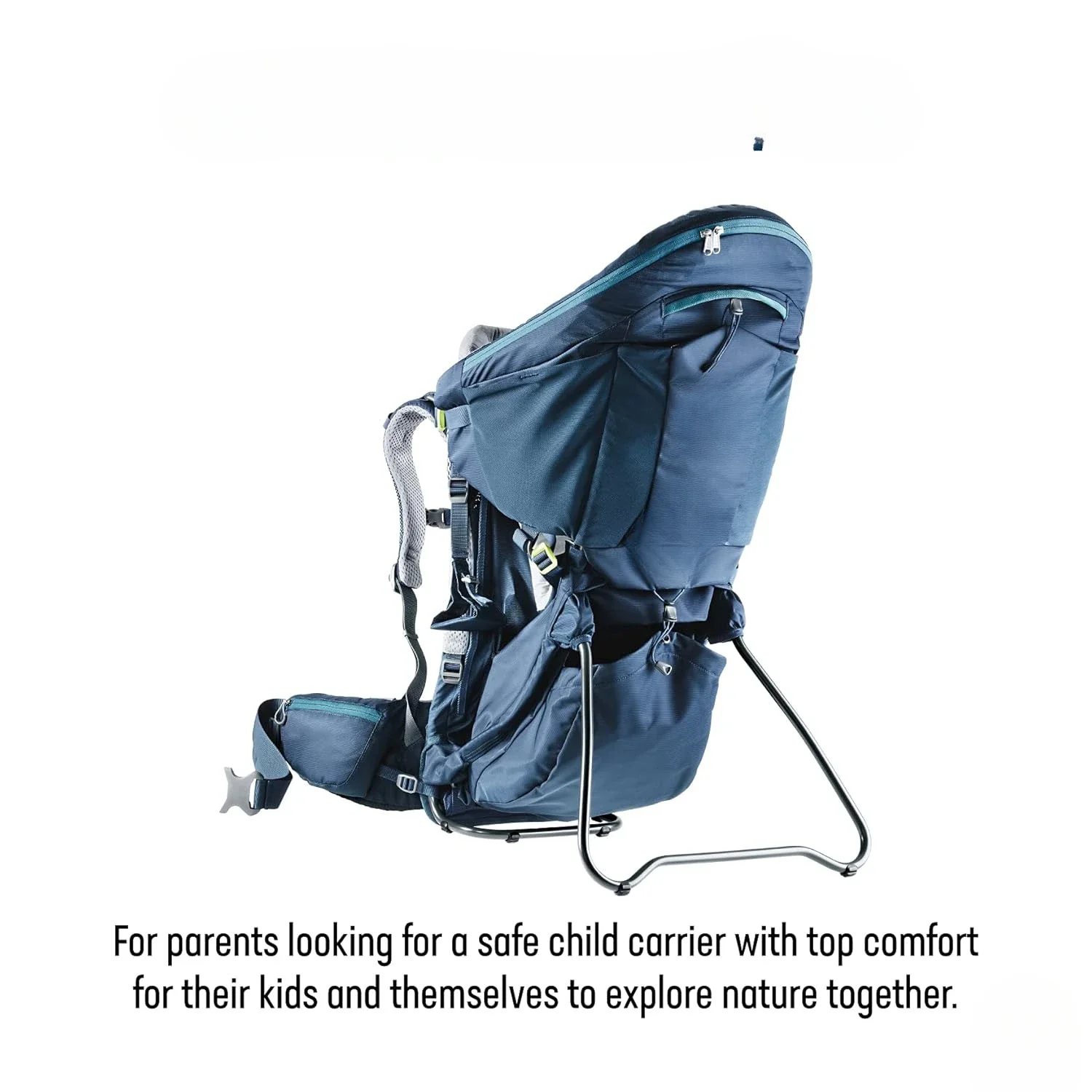 r Kid Comfort Pro Child Carrier Backpack for Travel & Hiking with Toddlers - Midnight