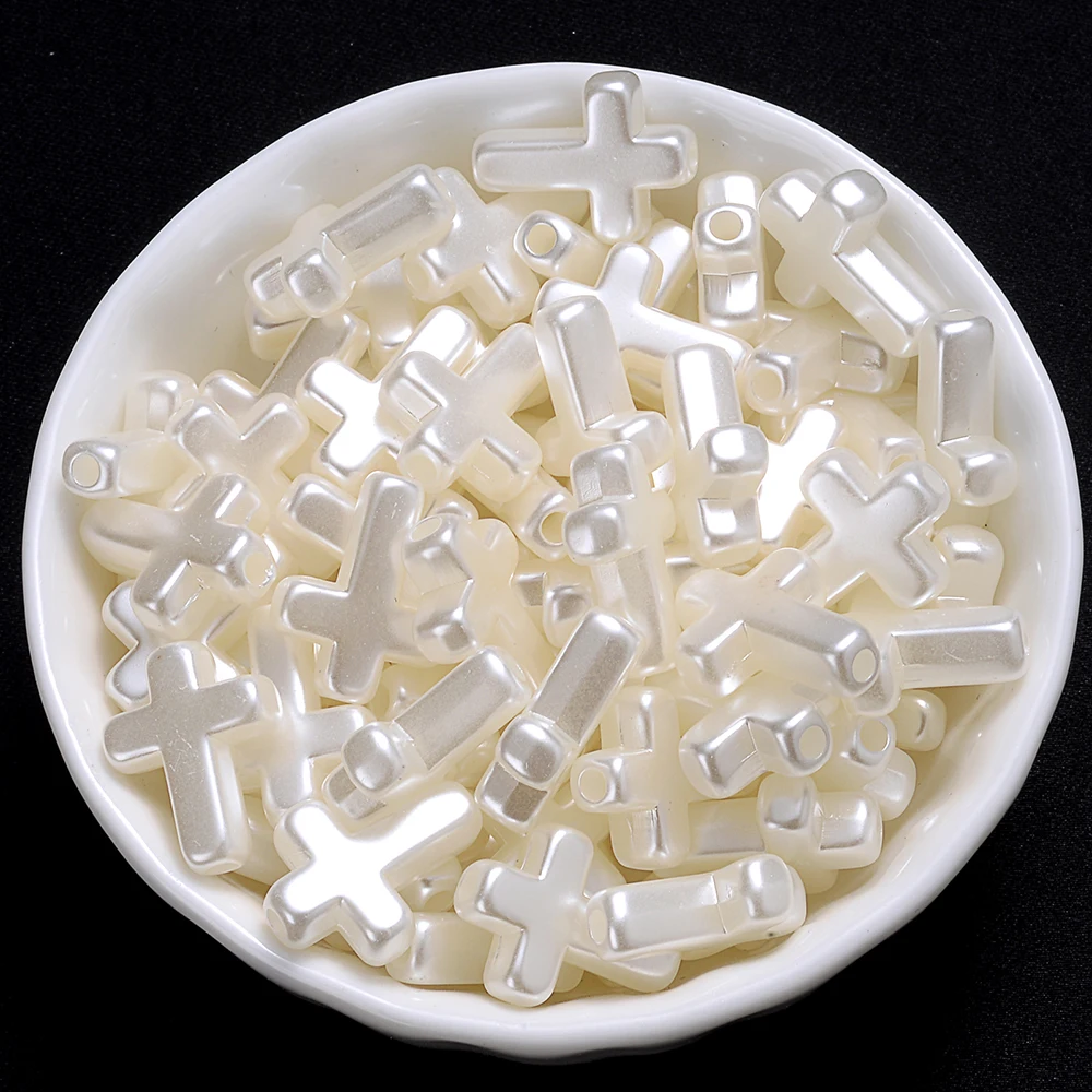 20-200pcs White Pearl Spacer Beads Abs Acrylic Imitation Pearl Beads For Jewelry Making Bracelet Necklace Earring DIY Needlework