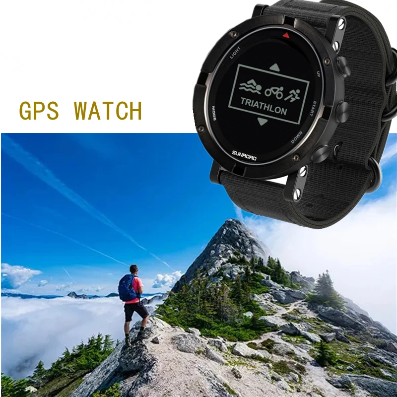 

New GPS Sport Smart Watches With Altimeter Compass Barometer Waterproof 50m Fiess Tracker Cycling Swimming Mountaineering