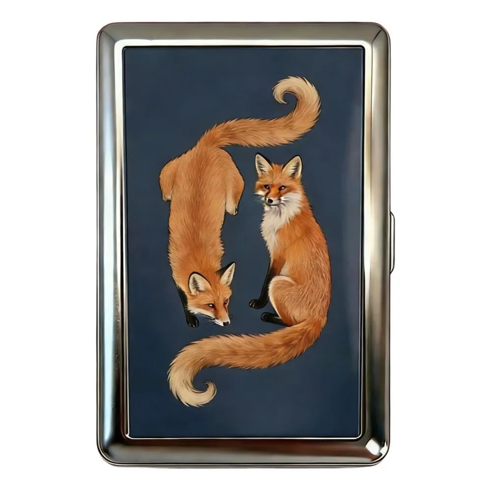 Vintage-Style Vintage Card Case Versatile Design Metal Material Cash Case Multi-function Easy Snap Card Holder