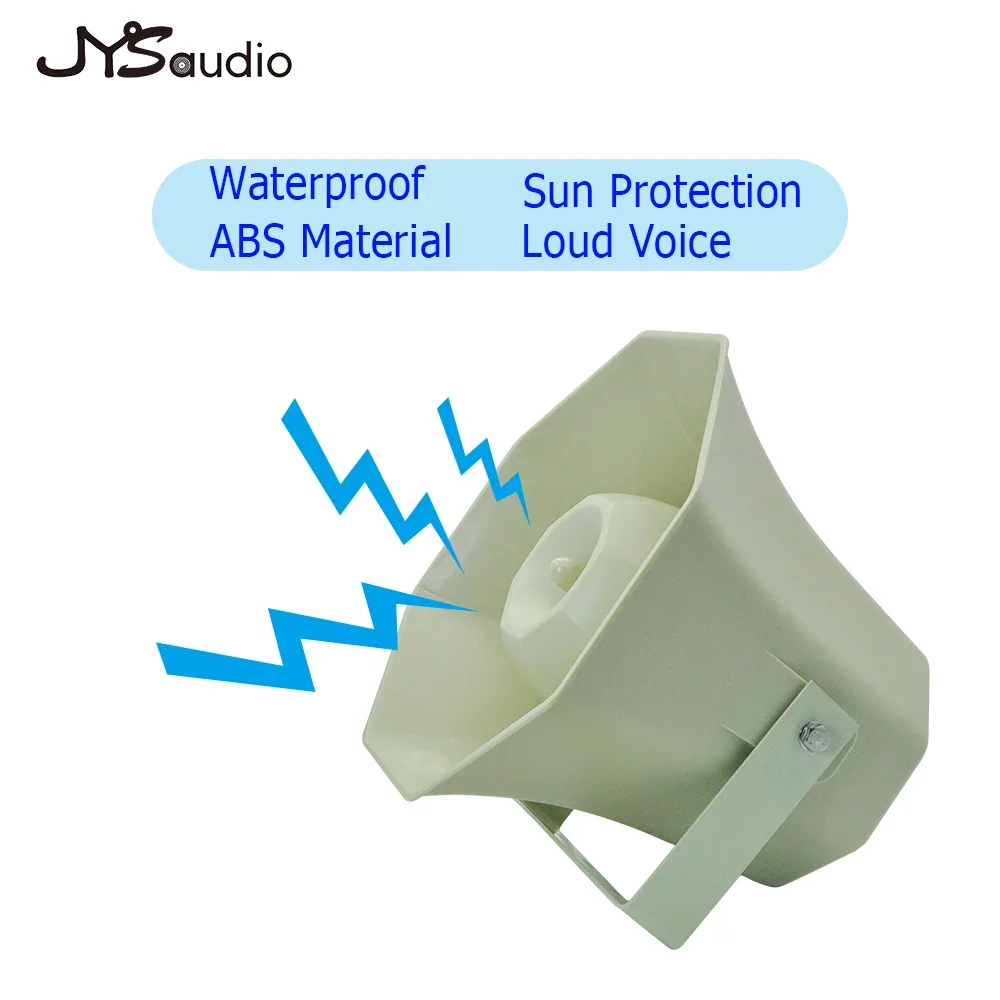 Combinatie Van Intelligentie En Waterdicht Hoorn 100W Zon Bescherming Luide Stem Eenvoudige Installatie Goede Geluidskwaliteit Abs Materiaal
