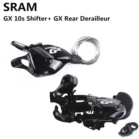SRAM GX Eagle 뒷 변속기 짧은 케이지 10 속도, GX 시프터 10s 그룹 세트, 산악 자전거용