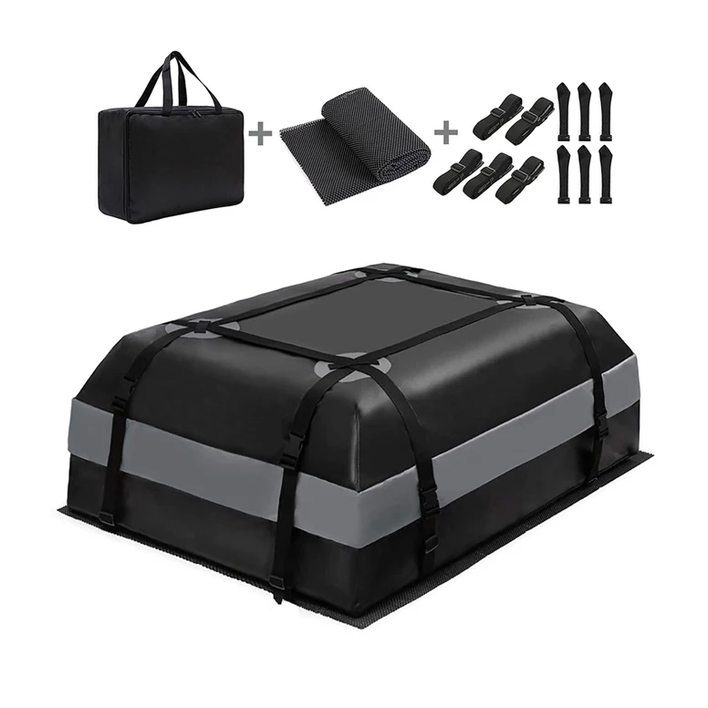 Waterproof Car Roof Top Bag Cargo Storage Outdoor Travel Luggage Carrier Universal Roof Top Bag