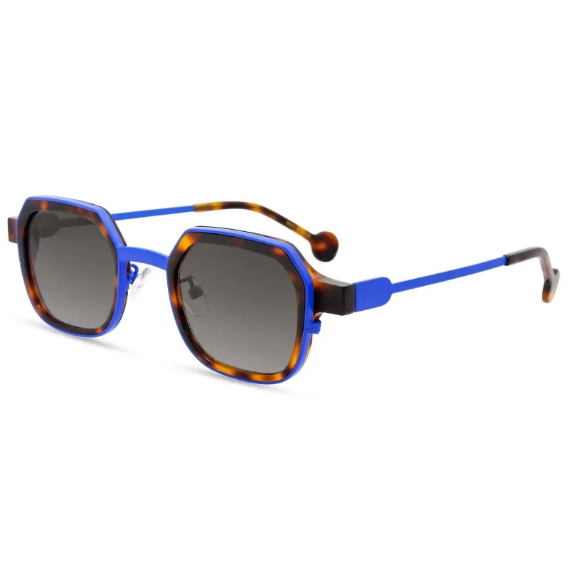 2024 New sheet and metal combination men's and women's universal UV400 polygon sunglasses for outdoor travel shade image 4