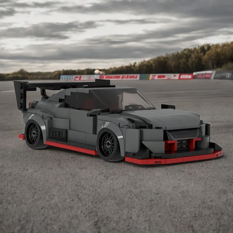 

428 шт. MOC строительная игрушка Speed Champion Nissan GT-R 35 (широкий корпус) DIY развивающие строительные блоки подарок для детей на день рождения