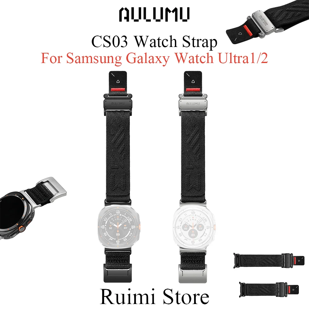 bracelet-de-montre-aulumu-cs03-en-alliage-de-titane-avec-boucle-magnetique-bracelet-en-nylon-a-liberation-rapide-pour-samsung-galaxy-watch-ultra-1-2