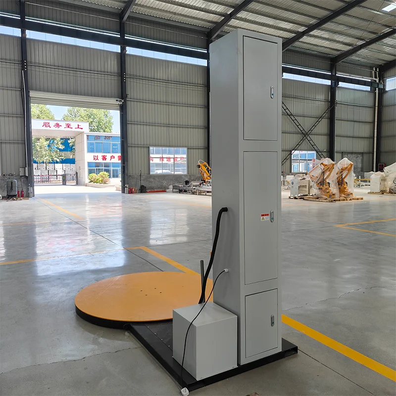 Customized Stretch Film Wrapping Machine Pallet Packing Machine for Carton Box Furniture Goods Transportation Packaging Tool