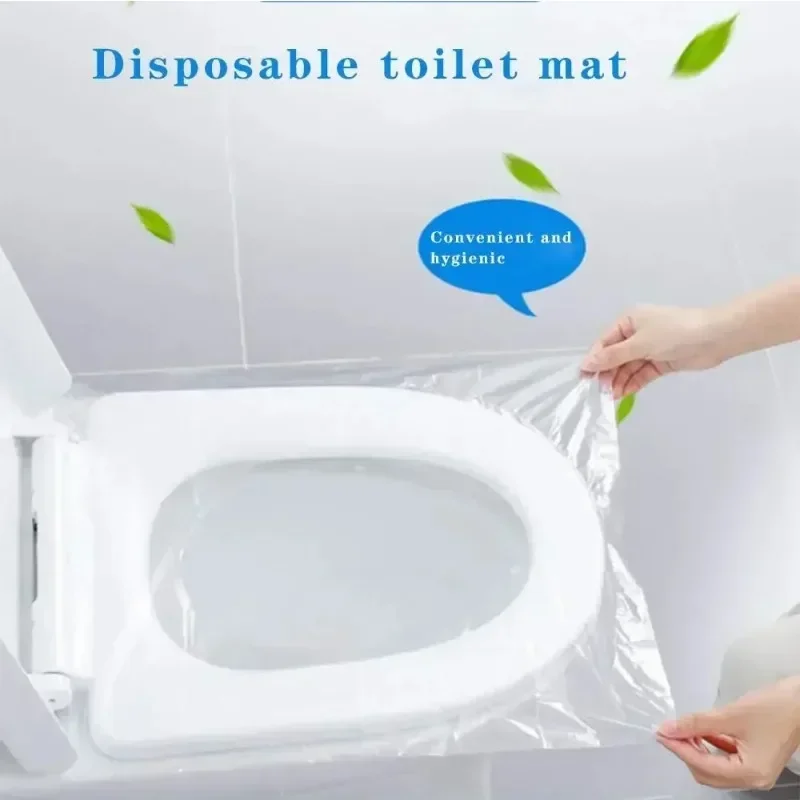 50/1PCS Disposable Toilet Seat Cover for Pregnant Baby  Mom Travel Independent Packaging Waterproof Plastic Cushion