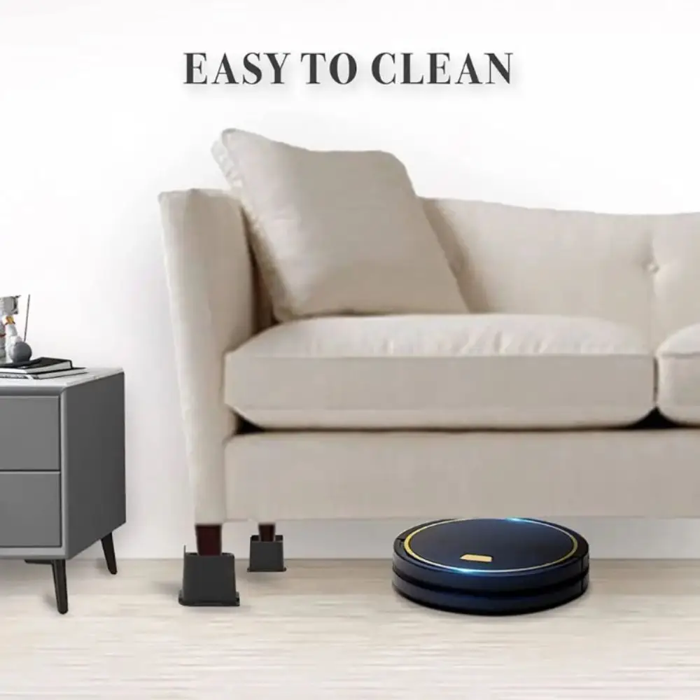 

Подставки для кровати высотой 4 дюйма, комплект из 4 предметов, квадратный дизайн, подъемник для каркаса кровати, большая опора, сверхмощные мебельные стойки, диван-стол