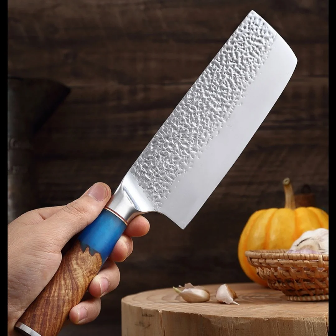 

Kitchen Knife, Meat Knife, Stainless Steel Knife, Kitchen Knife Resin Wooden Handle Professional Kitchen Knife, Kitchen Supplies