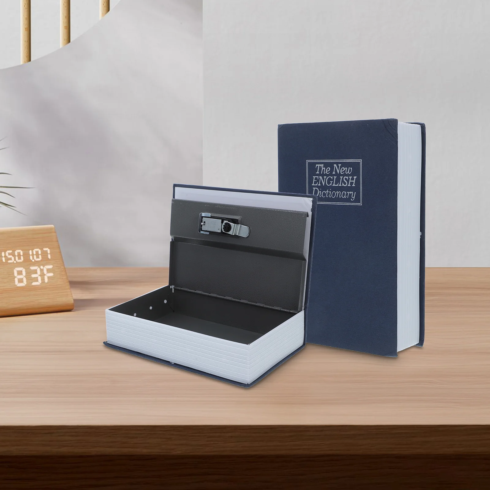 Book Safe Money Personal Lock Boxes for Items Hidden College Dorm Safes Room Locked Diary Combination