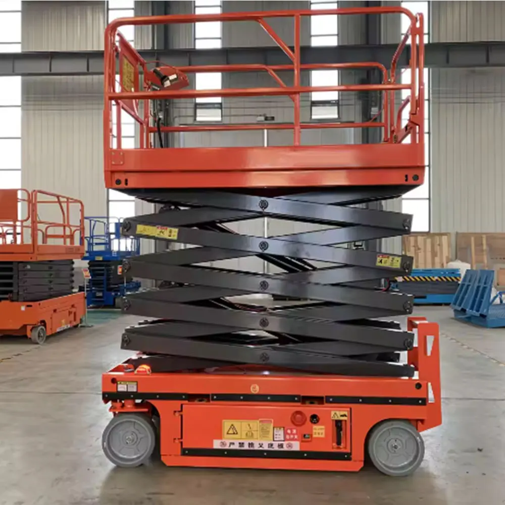 Electric Vertical Lifting Platform, Hydraulic Scissor Boom Lift & Mobile Scissor Lift for High-Altitude Work
