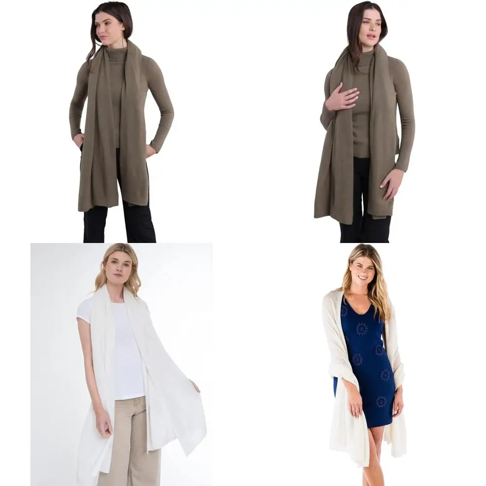 

Luxury Lightweight 100% Cashmere Travel Wrap for Comfort and Style