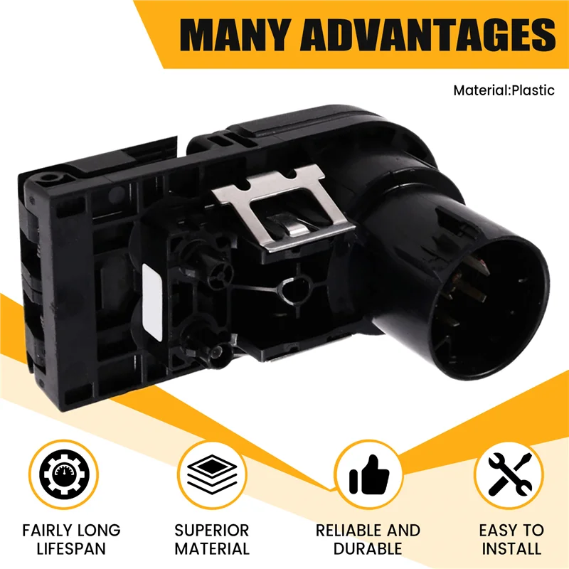 

A58X-13530416 Trailer Tow Hitch Receptacle 7-Pin Connector Plug For Silverado GMC Sierra 2019-2020