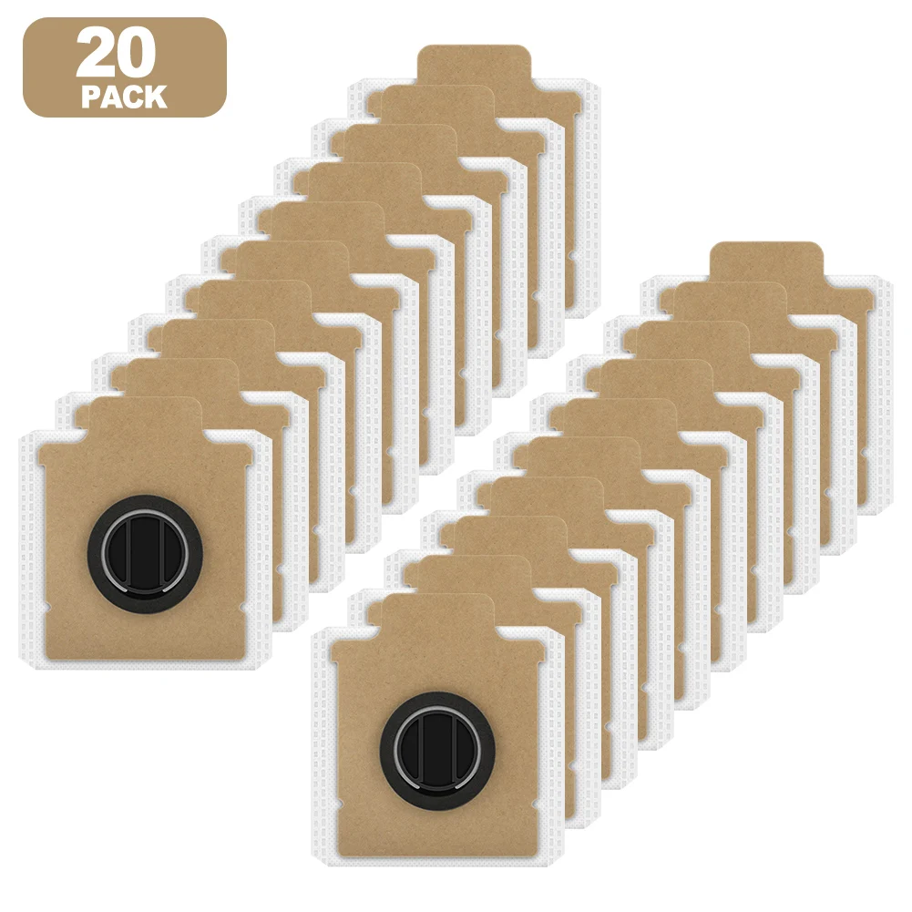 

20 Pcs Dust Bags For Dreame Z40 Station Wet Dry/ Wireless Handle Vacuum Cleaner Replacement Accessories Kit &cleaning Tool Part