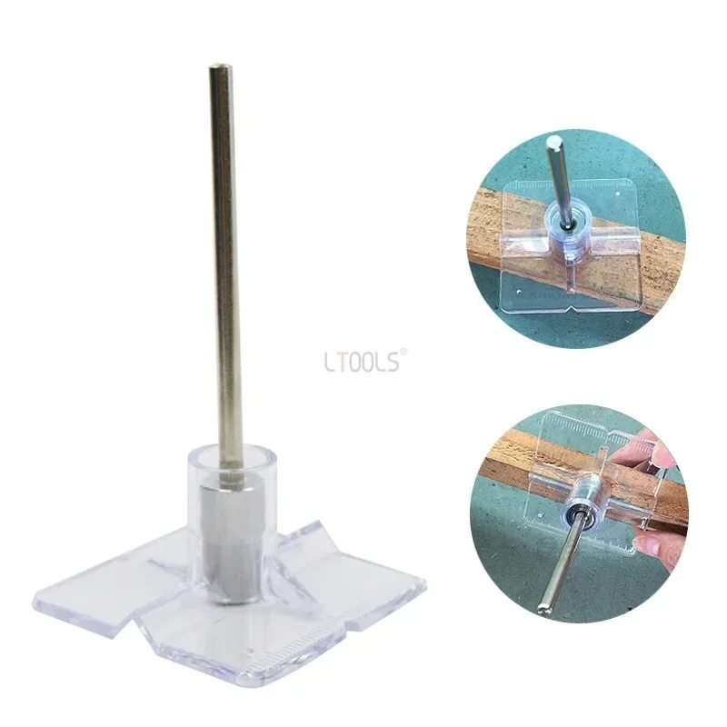 

6/8/10mm Woodworking Vertical Hole Locator Diagonal Positioning Plastic Plate Right Angle Drilling Guide Punching Auxiliary Tool