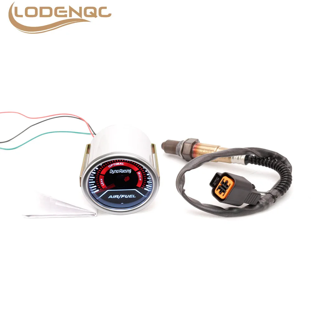 

Aluminum 52mm Car Air Fuel Ratio Meter Smoke Lens Original Narrow Band O2 Oxygen Sensor for 03-10 Hyundai Kia 2L