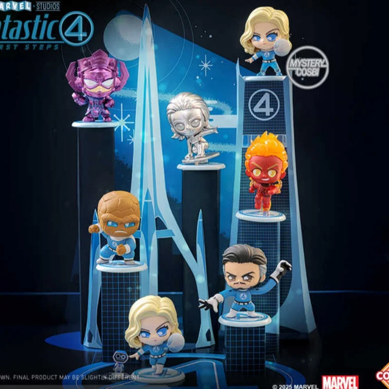 

Official Licensed Hot Toys Fantastic Four First Appearance COSBI Mini Figure Blind Box Trendy Collectible Action Figure Ornament