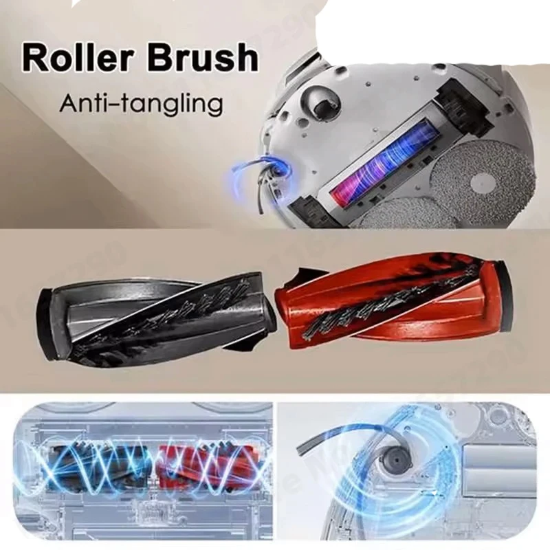 Compatible For ( Roborock Saros 10 / Roborock S9 MaxV Ultra ) Vacuum Parts Main Roller Side Brush HEPA Filter Mop Cloth Dust Bag