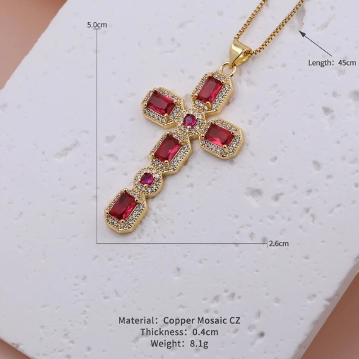 Virgin Mary Necklace Cross Series Pendant For Daily Casual Wear Accessories